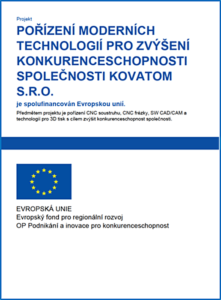 pořízení technologií pro zvýšení konkurenceschopnosti